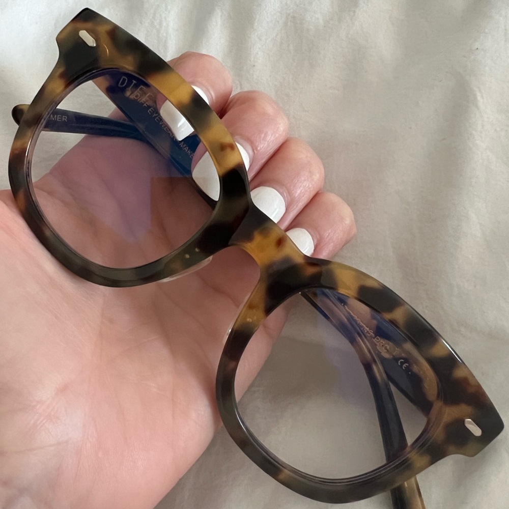 Diff Brown Tortoiseshell Eyeglasses Clear Lenses … - image 3